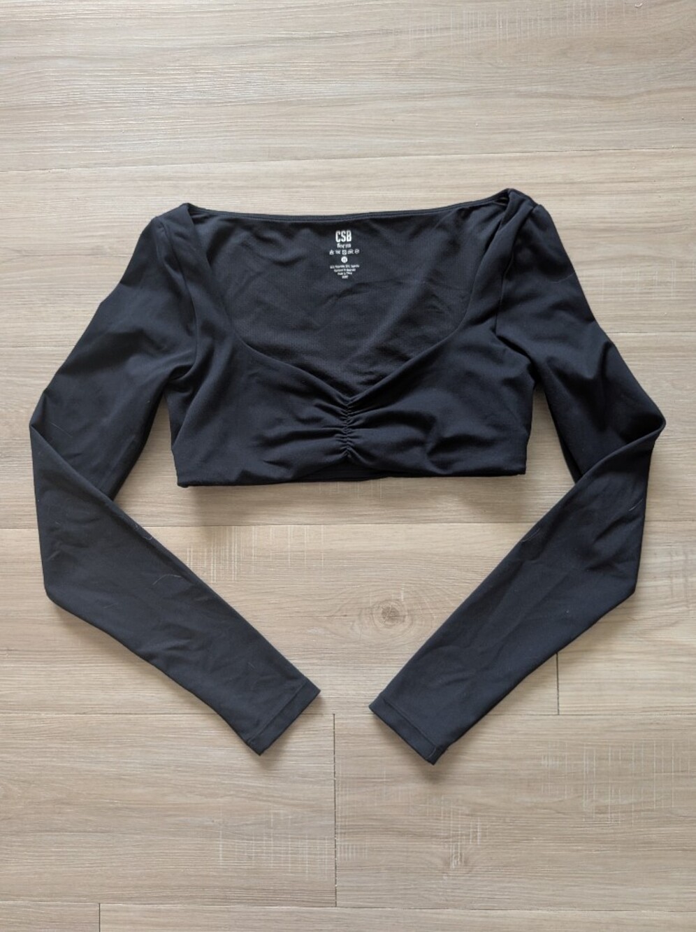 CSB Form Long Sleeve Cropped Active Top